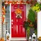 Fall Wreath for Front Door, Artificial Autumn Decor with 20 Led Light Sunflower